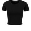BY042 - T-shirt crop manches courtes femme - Ak. Custom Clothting Solutions