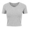 BY042 - T-shirt crop manches courtes femme - Ak. Custom Clothting Solutions