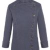 KY053 - Veste femme Jeans cheffe cuisinier manches longues - Ak. Custom Clothting Solutions