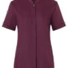 KY135 - Veste femme cheffe cuisinier manches courtes Bio - Ak. Custom Clothting Solutions