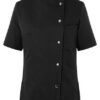 KY071 - Veste femme cheffe cuisinier manches courtes Greta - Ak. Custom Clothting Solutions
