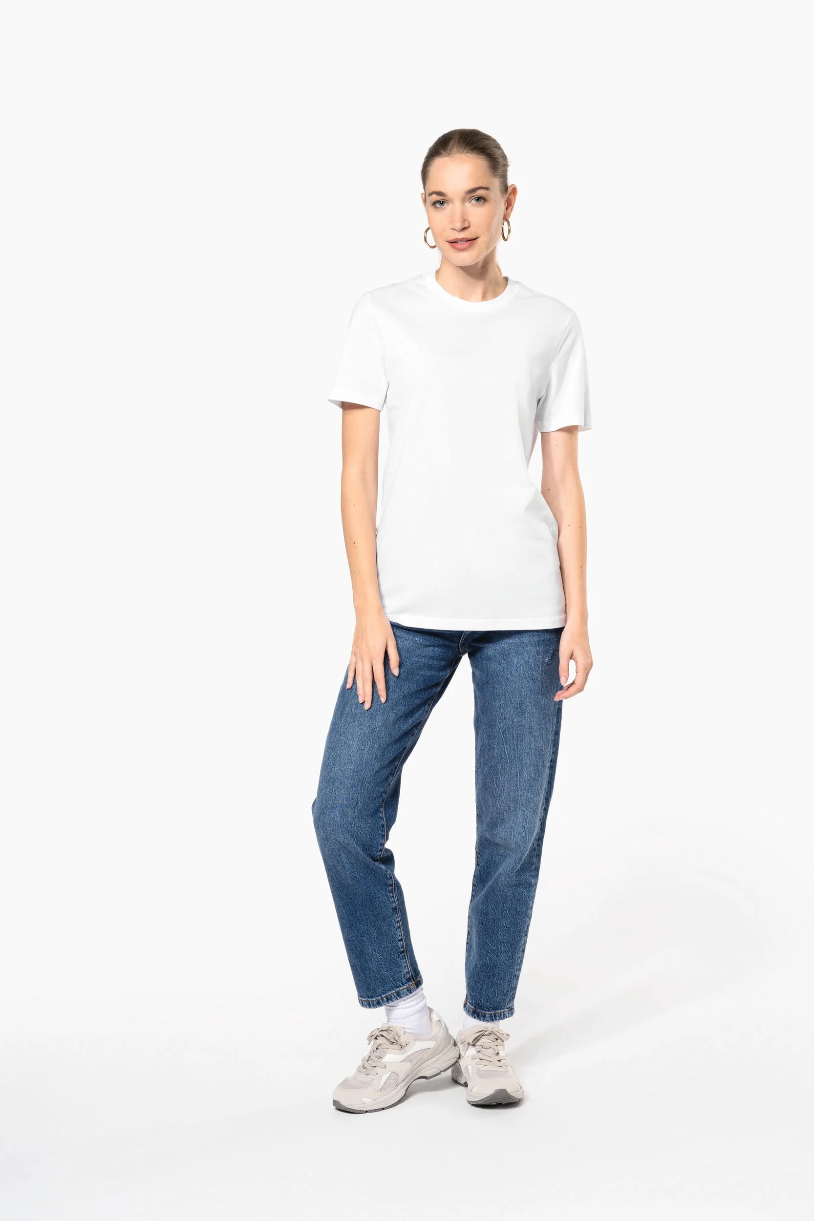 K3036 - T-shirt col rond manches courtes unisexe – Image 9