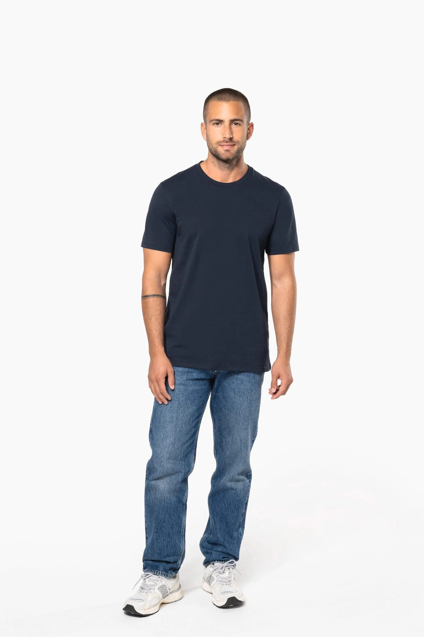 K3036 - T-shirt col rond manches courtes unisexe – Image 10