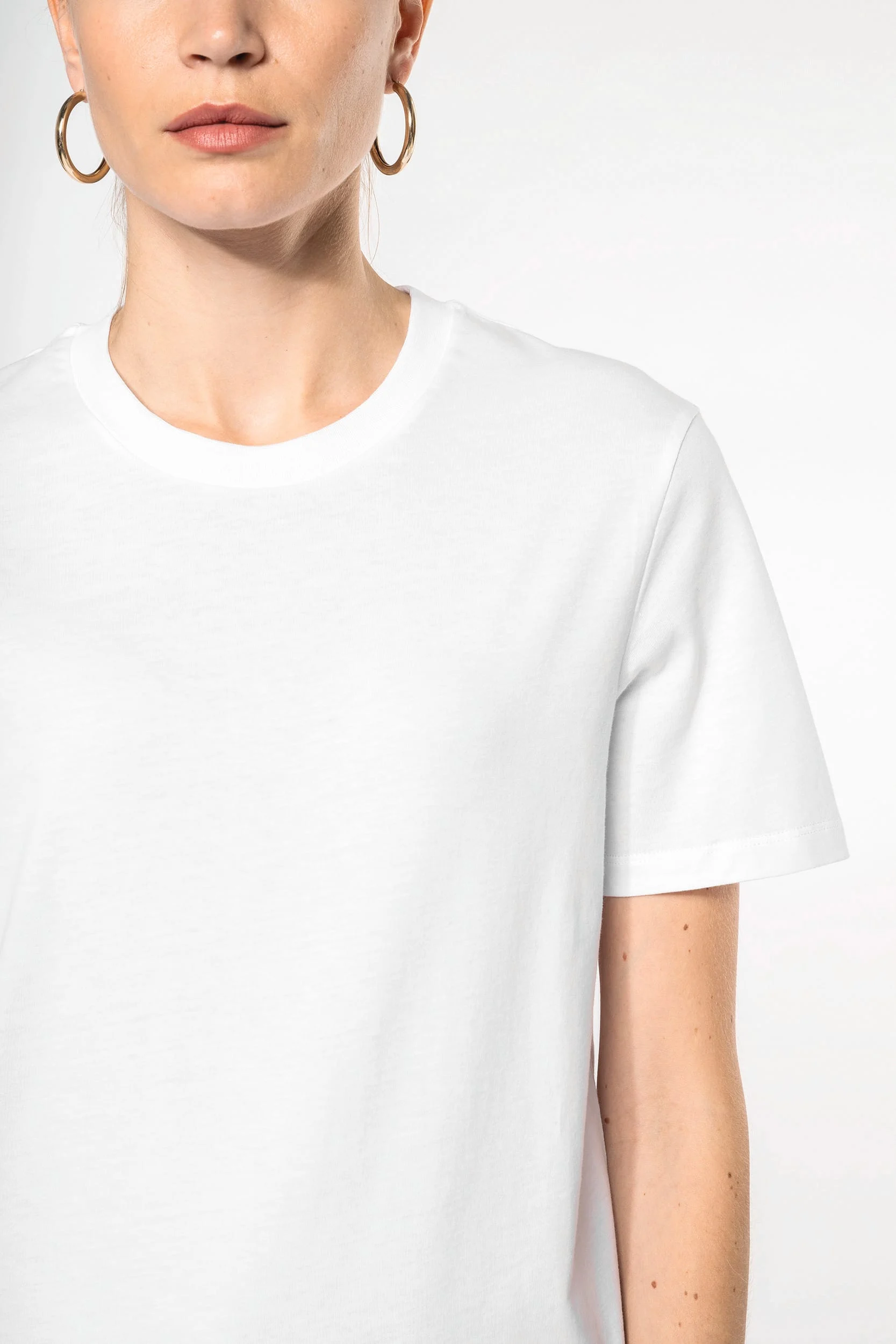 K3036 - T-shirt col rond manches courtes unisexe – Image 4