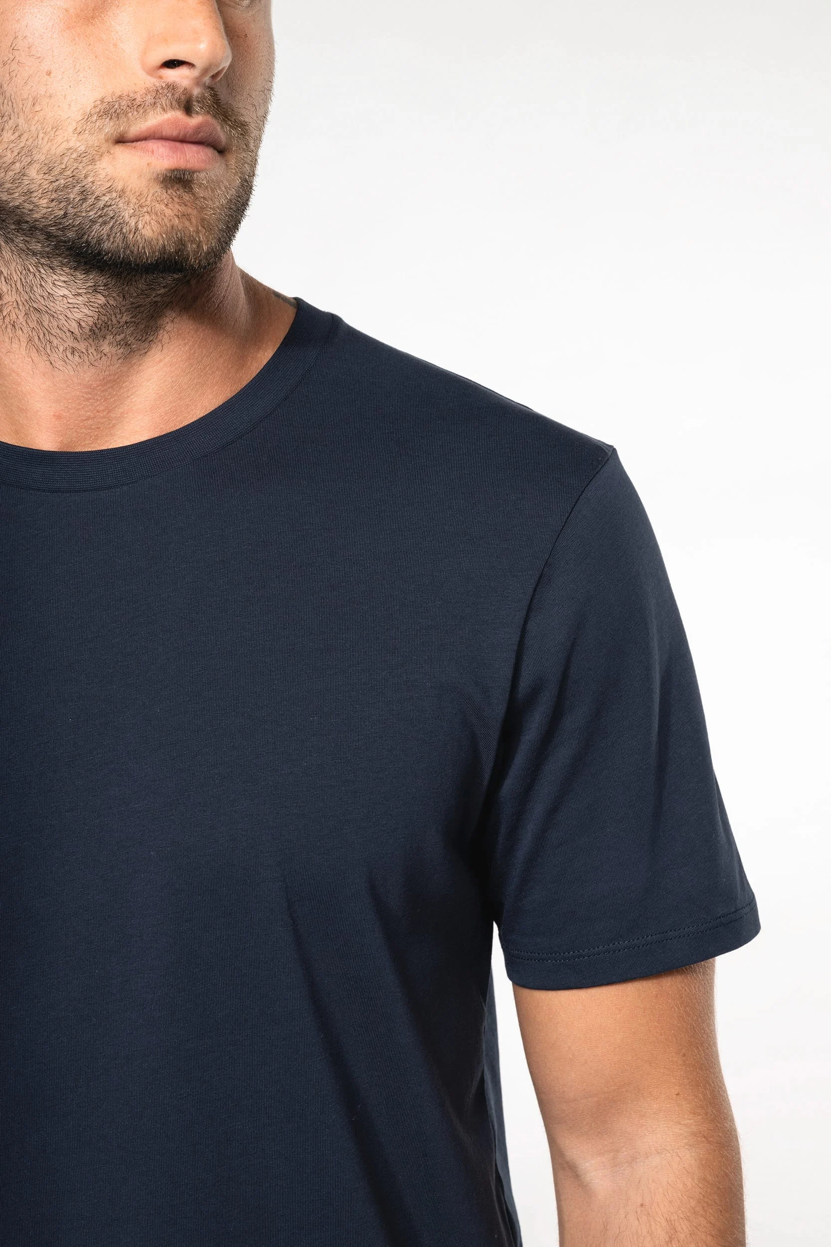 K3036 - T-shirt col rond manches courtes unisexe – Image 7