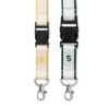 Lanyard en polyester avec revêtement en satin - Ak. Custom Clothting Solutions