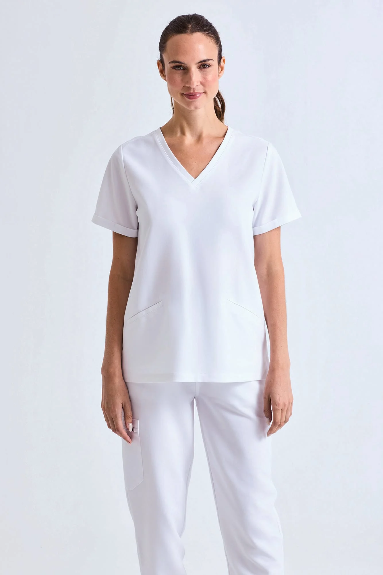 NN310 - Tunique stretch manches courtes femme