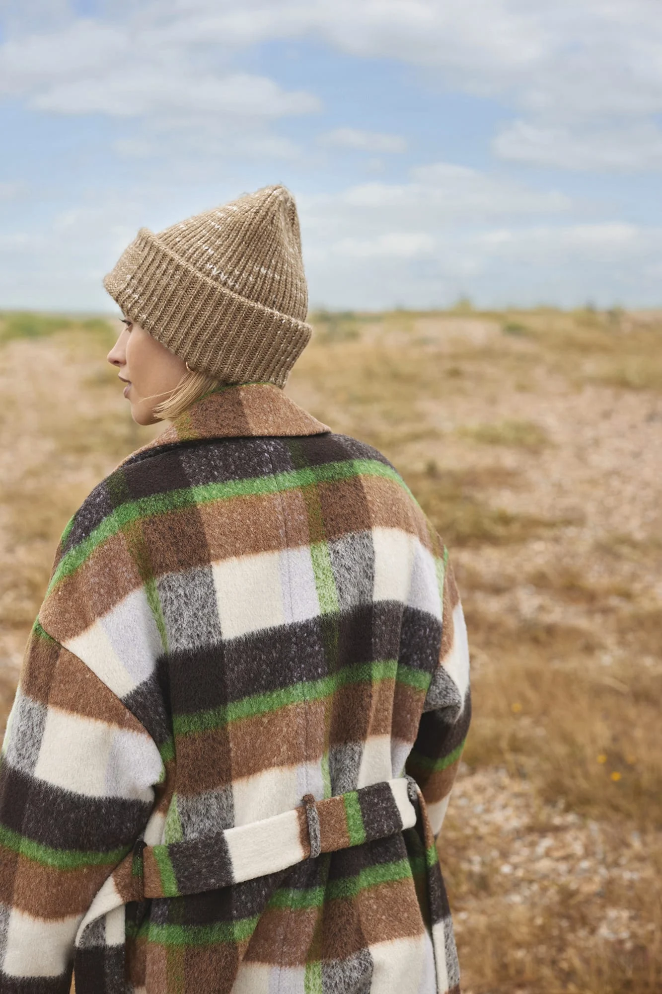 B330R - Bonnet à patch en grosse mailles – Image 3