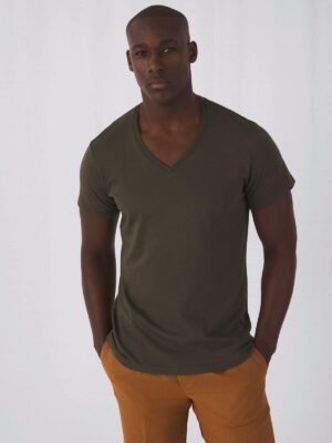 CGTM044 - T-shirt BIO Inspire col V Homme