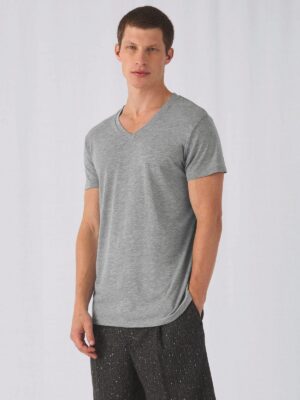 CGTM057 - T-shirt Triblend col V Homme