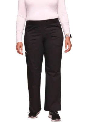 CHWWE110 - Pantalon cargo à taille moyenne à enfiler femme