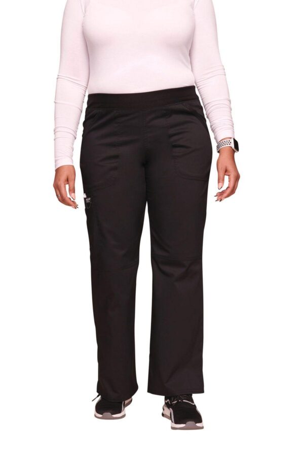 CHWWE110 - Pantalon cargo à taille moyenne à enfiler femme