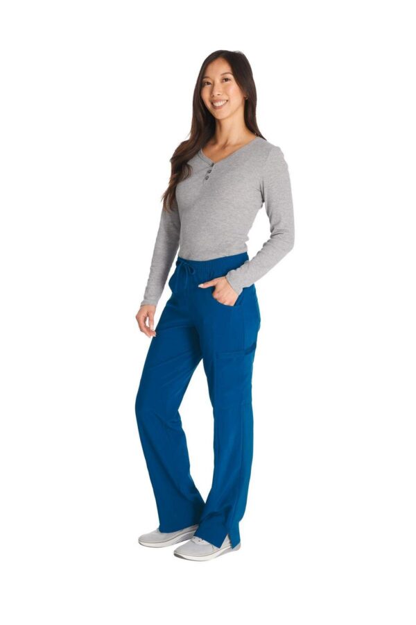 DKE010 - Pantalon à taille mi-haute avec cordon de serrage pour femme – Image 2