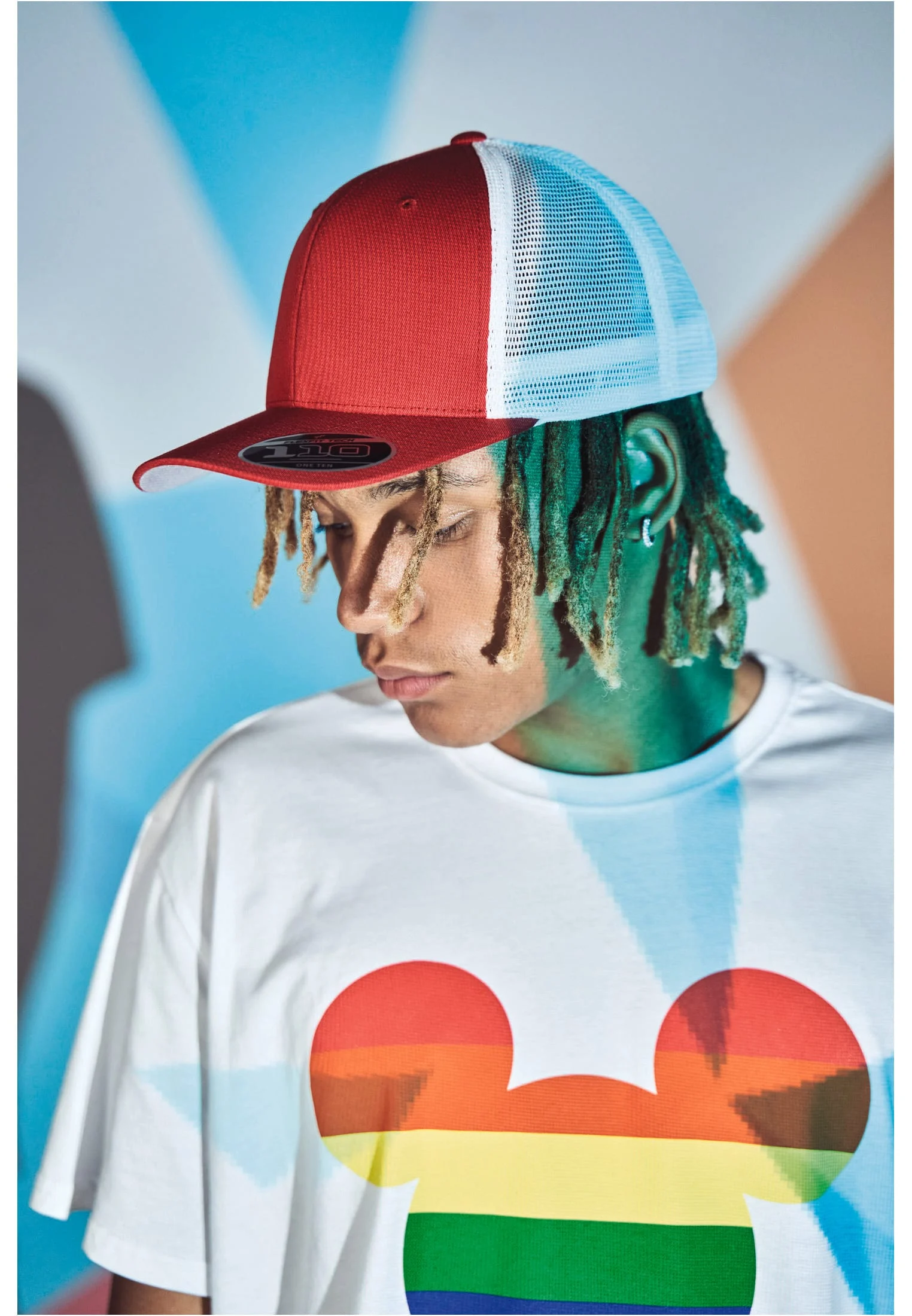 FL110MT - Casquette mesh bicolore – Image 2