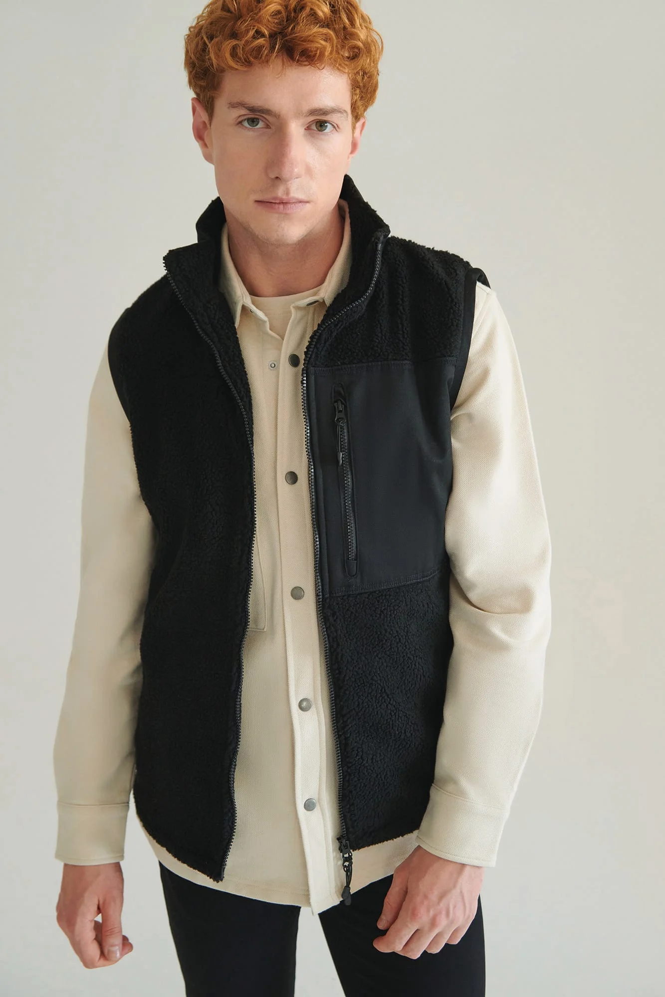 FR855 - Gilet sherpa recyclé – Image 3