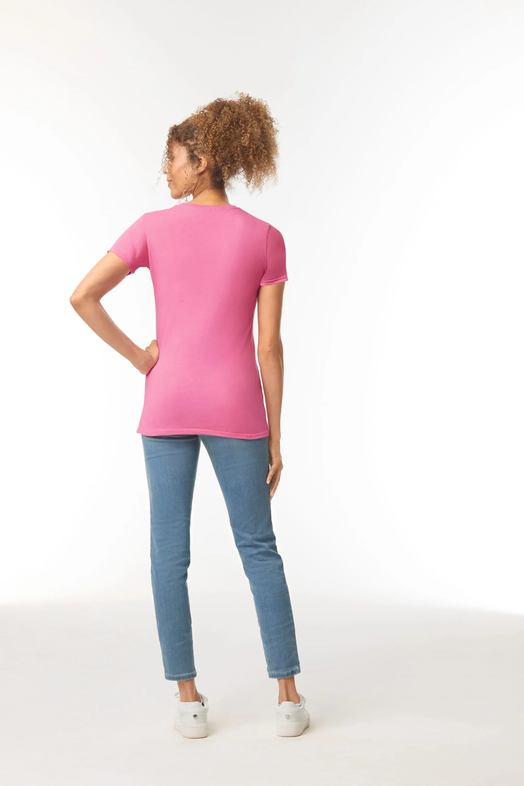 GI6400L - T-shirt femme col rond Softstyle – Image 8