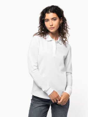 K2028 - Polo piqué manches longues Bio180 femme