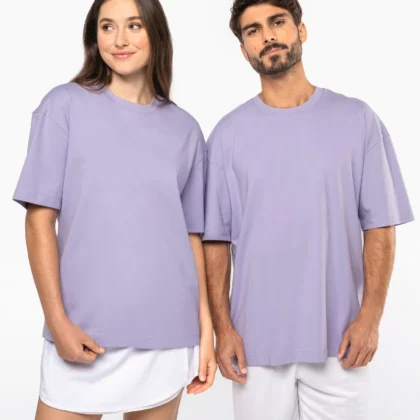 K3008 - T-shirt unisexe oversize manches courtes