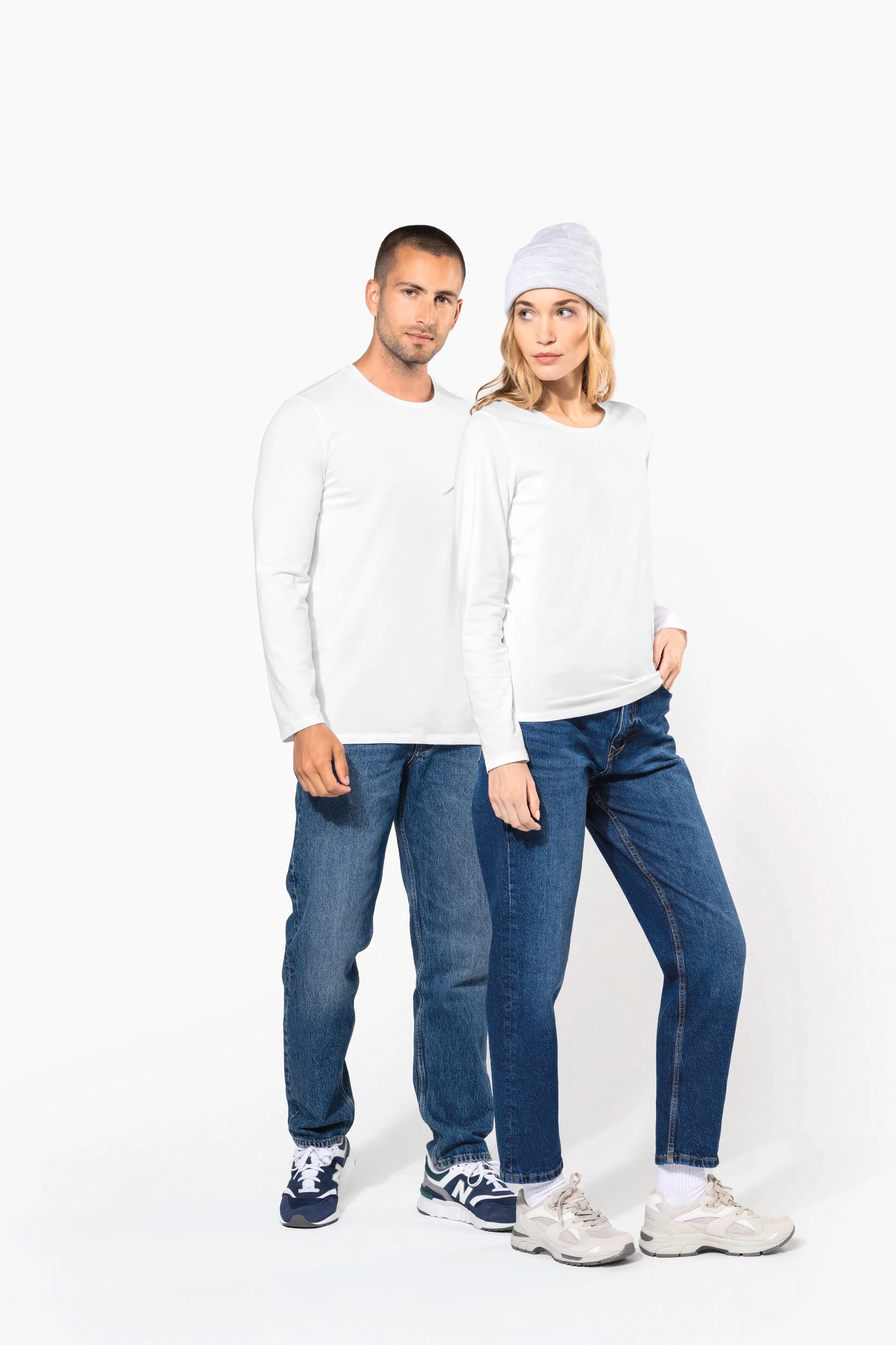 K3017 - T-shirt col rond manches longues femme – Image 9