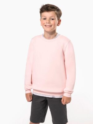 K4026 - Sweat-shirt écoresponsable col rond enfant
