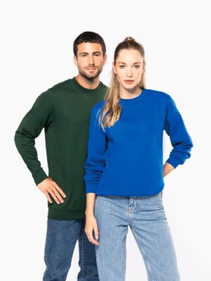 K4040 - Sweat-shirt recyclé col rond unisexe