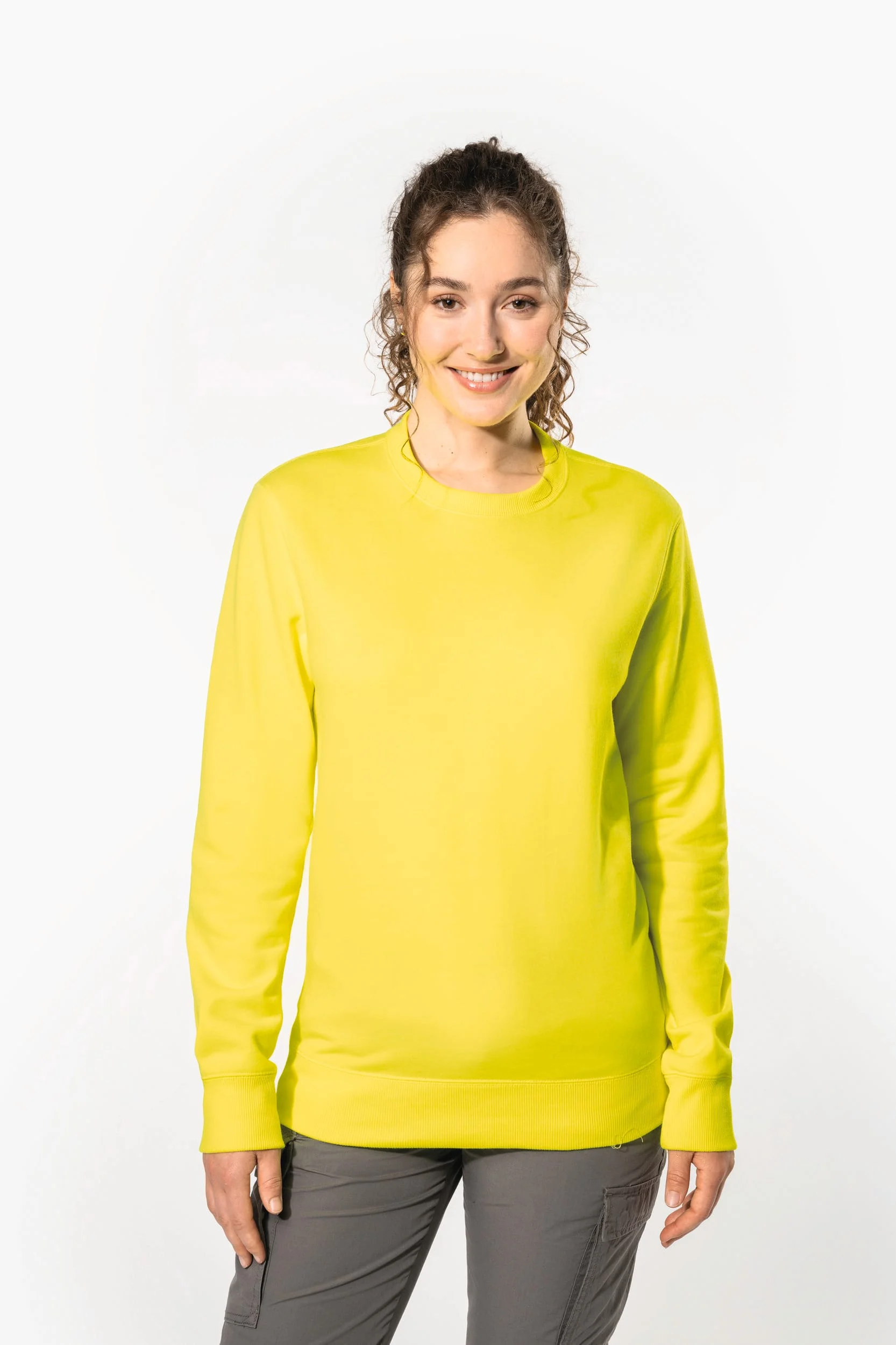 K4040 - Sweat-shirt recyclé col rond unisexe – Image 2