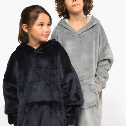 K430 - Plaid poncho enfant