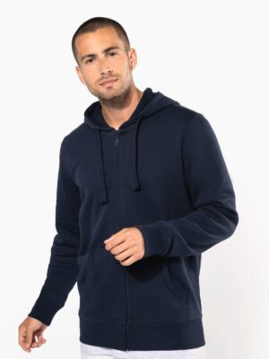 K454 - Sweat-shirt zippé capuche homme