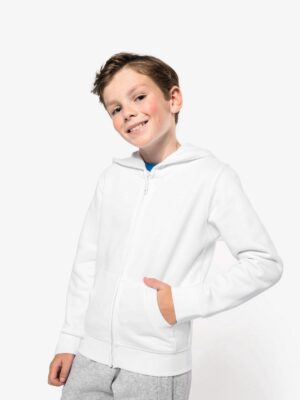 K455 - Sweat-shirt capuche zippé enfant