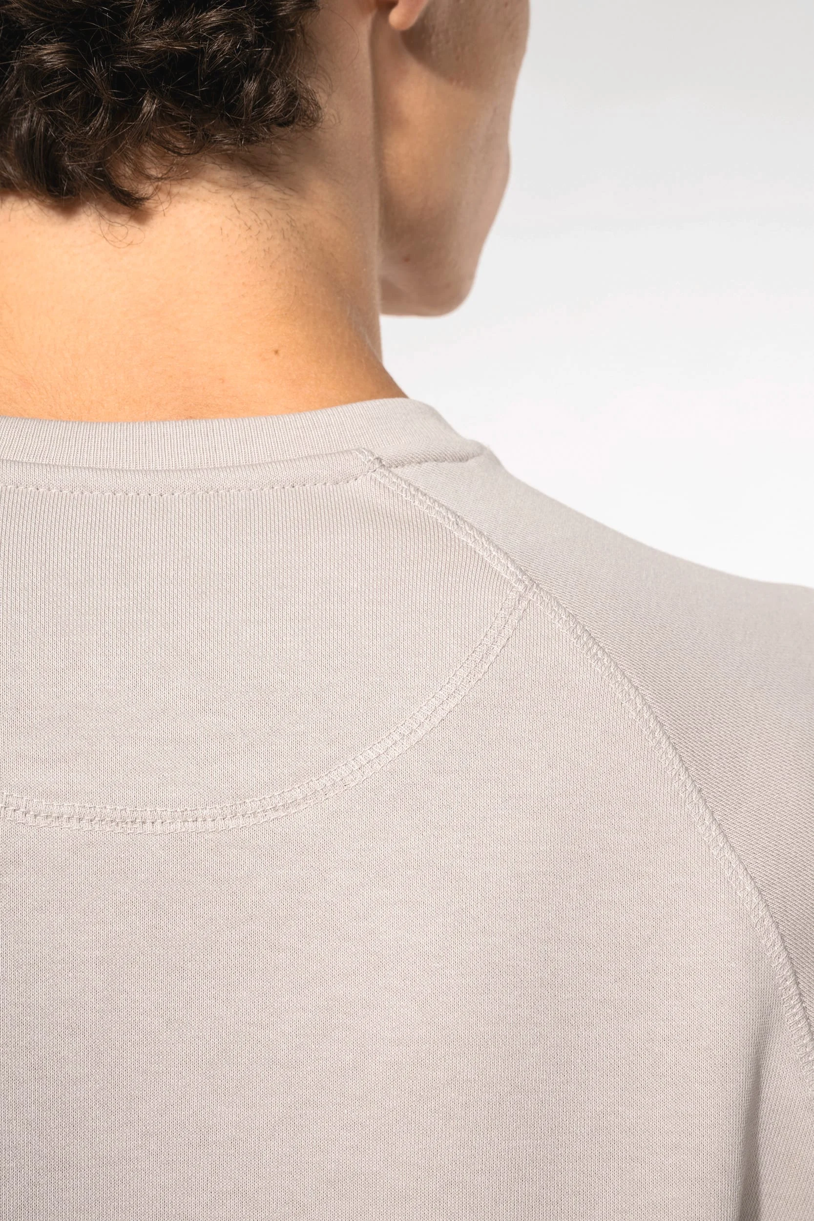 K480 - Sweat-shirt Bio col rond manches raglan homme – Image 5