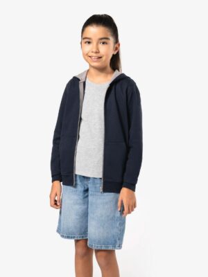 K486 - Sweat-shirt zippé capuche enfant