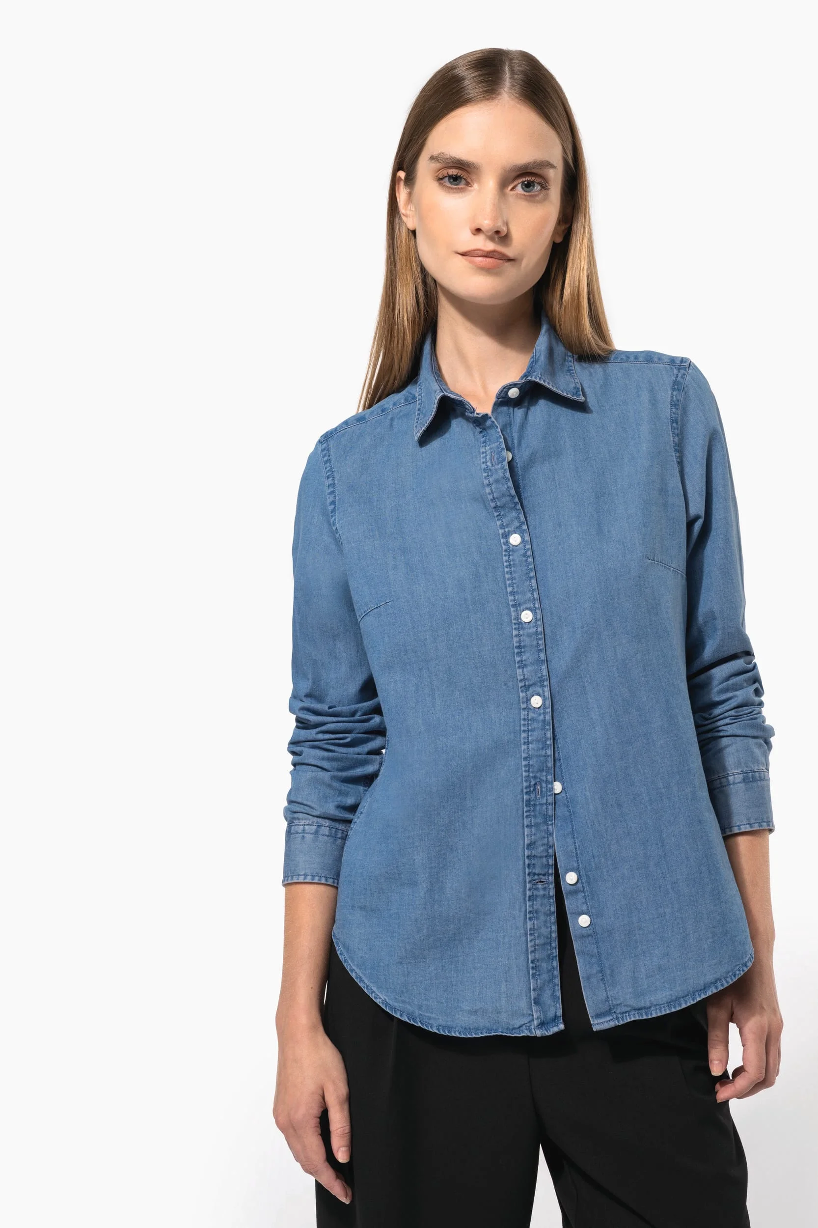 K509 - Chemise denim femme