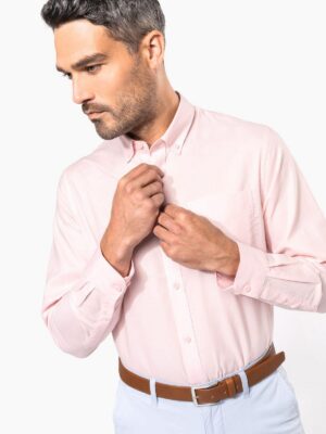 K533 - Chemise Oxford manches longues