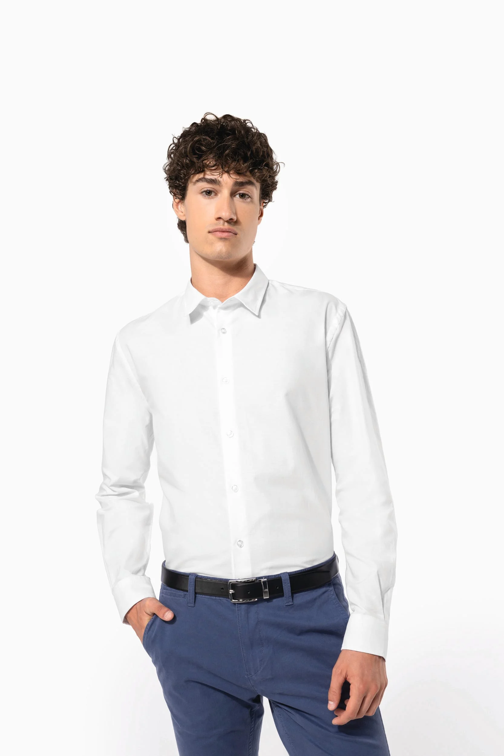 K595 - Chemise oxford manches longues homme