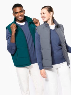 K6118 - Bodywarmer doublé polaire unisexe