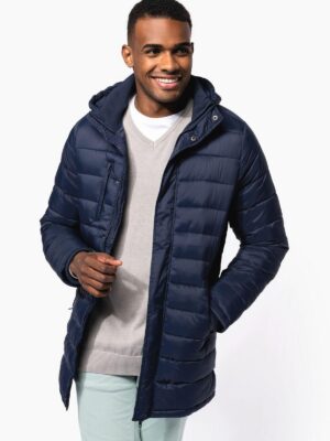 K6128 - Parka doudoune légère à capuche homme