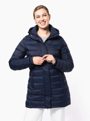 K6129 - Parka doudoune légère à capuche femme