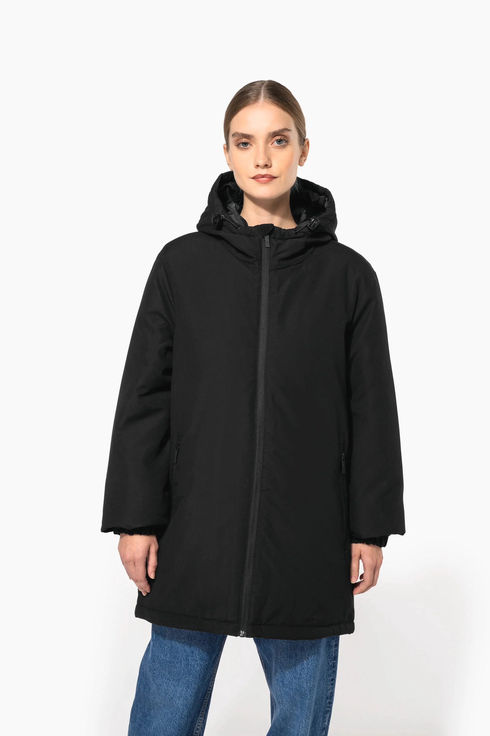 K6152 - Parka à capuche recyclée unisexe – Image 2
