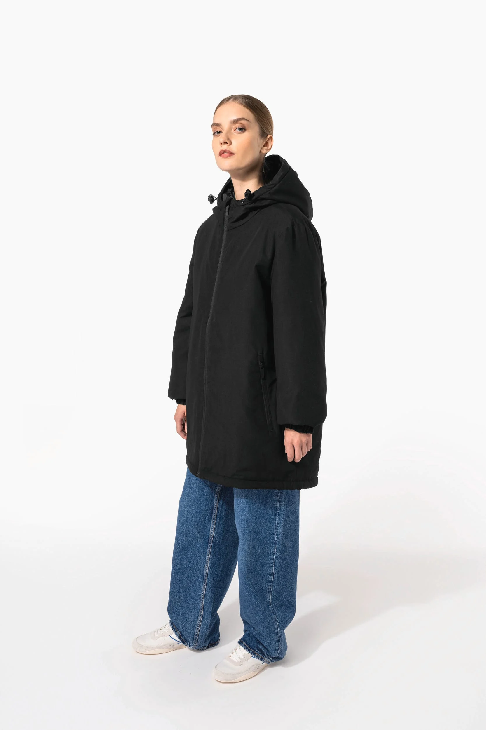 K6152 - Parka à capuche recyclée unisexe – Image 4