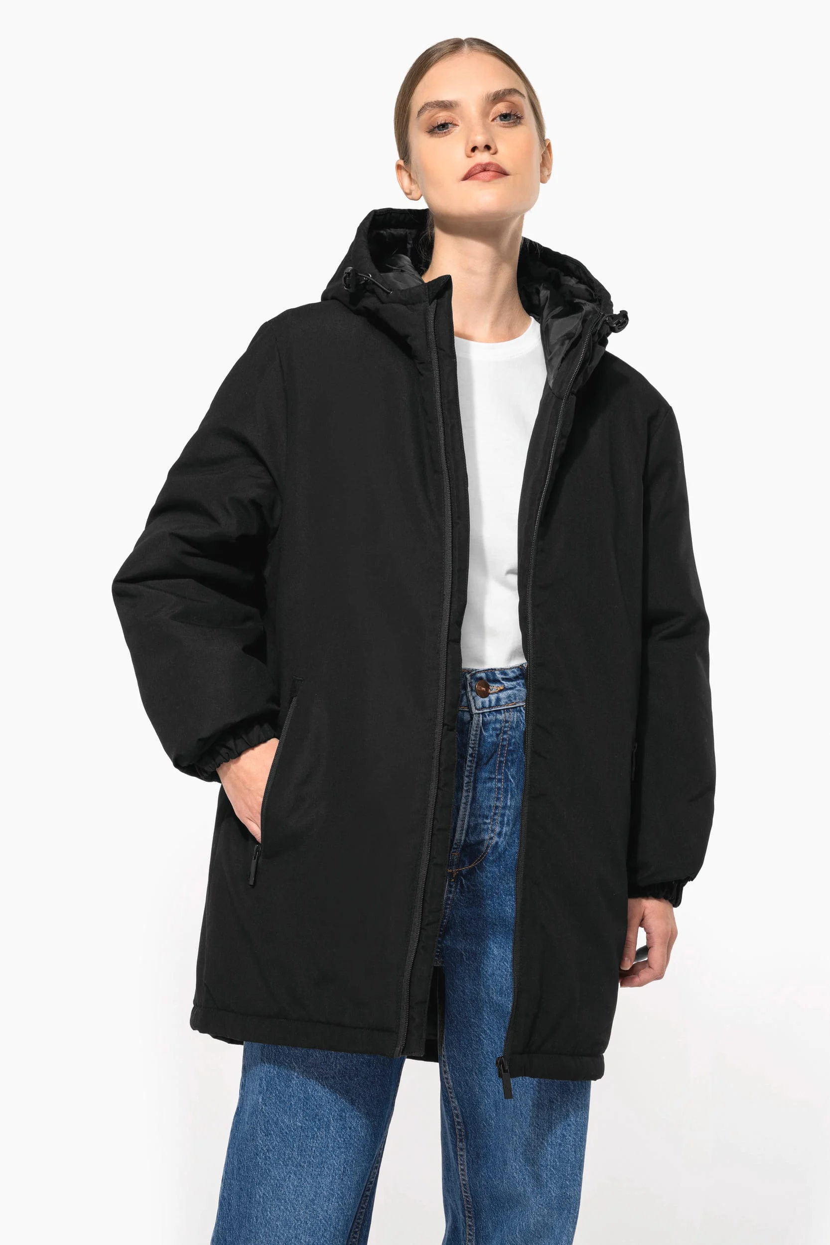 K6152 - Parka à capuche recyclée unisexe – Image 19