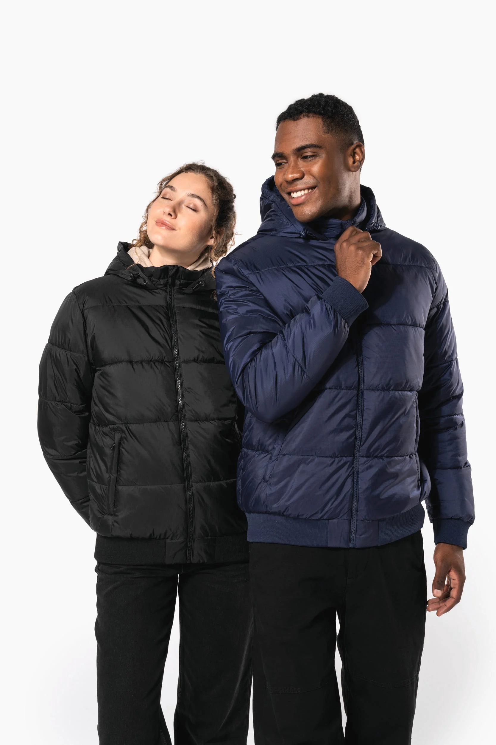 K6166 - Veste unisexe ripstop recyclée à capuche – Image 14