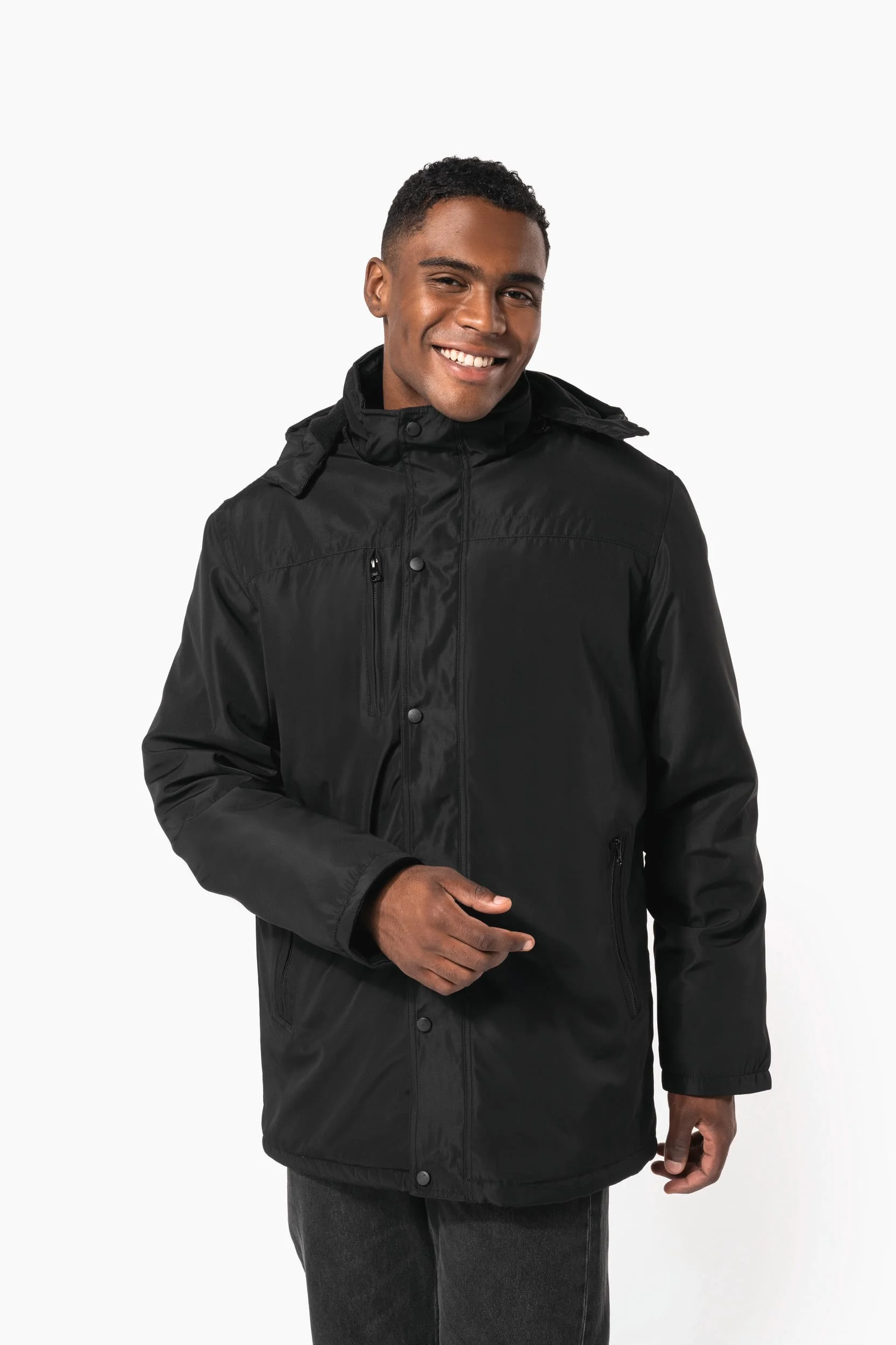 K656 - Parka avec capuche amovible homme