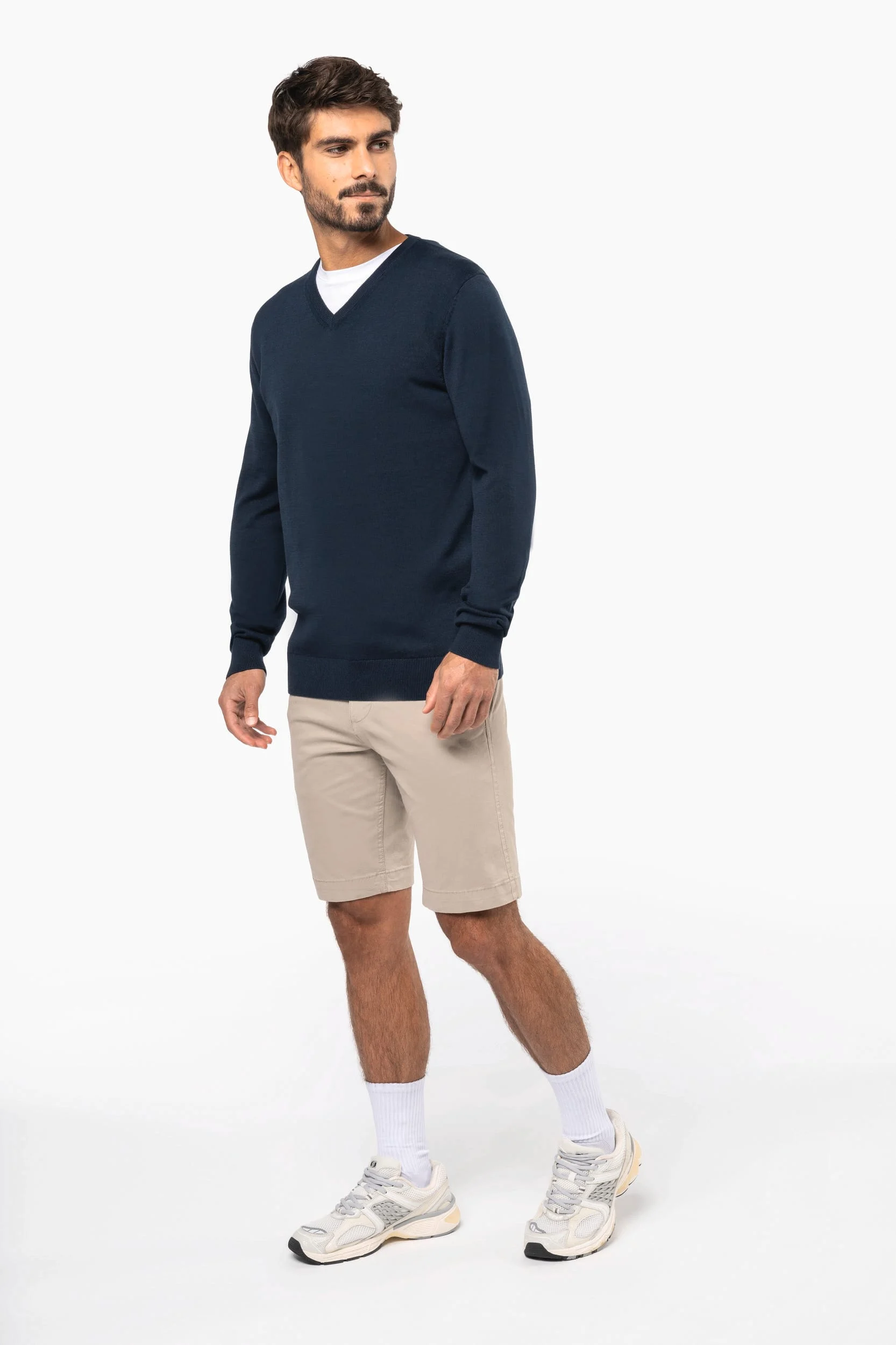 K980 - Pull col en V écoresponsable homme – Image 5