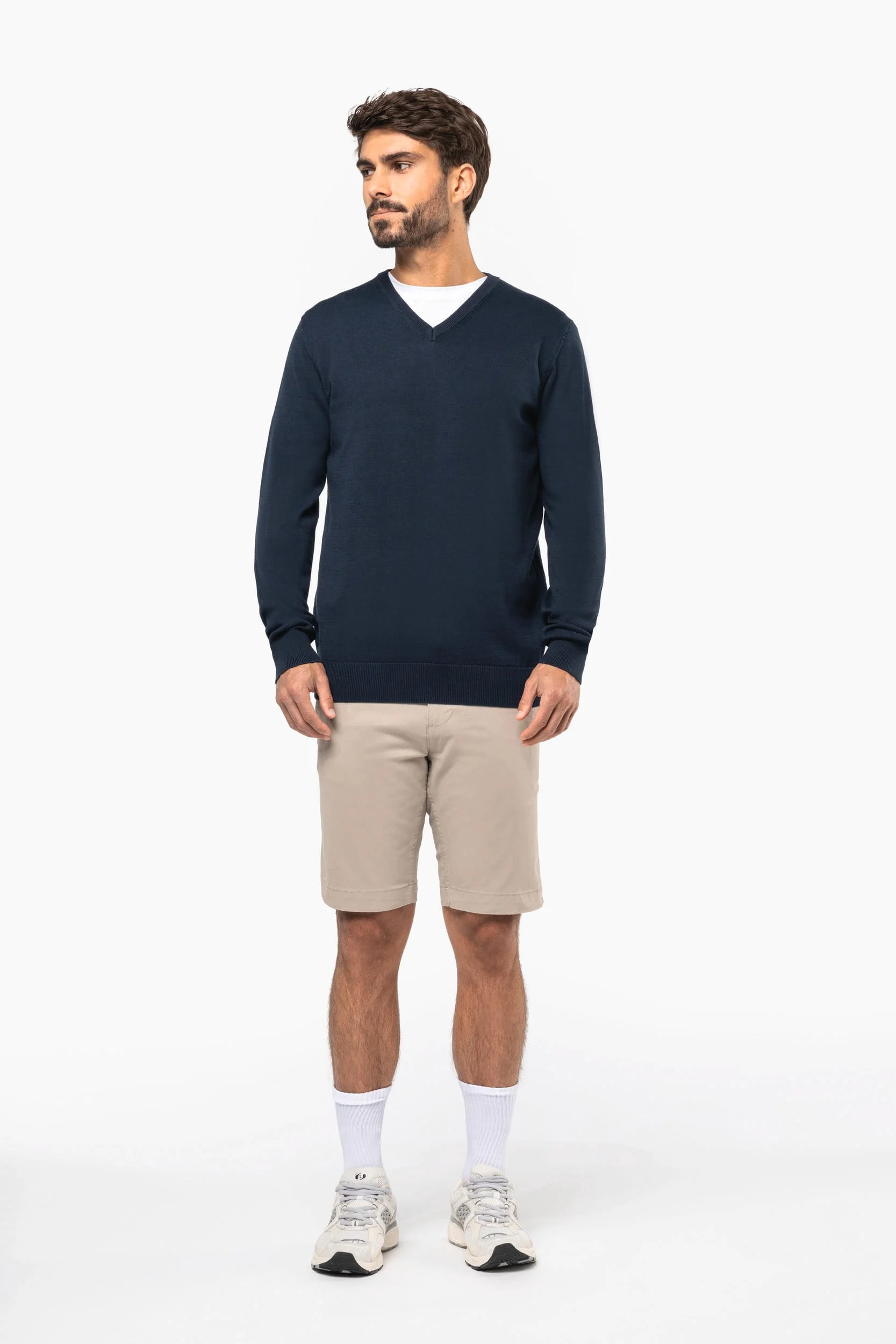 K980 - Pull col en V écoresponsable homme – Image 4