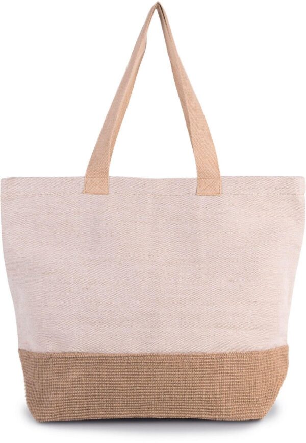 KI0258 - Sac de shopping fourre-tout esprit rustique