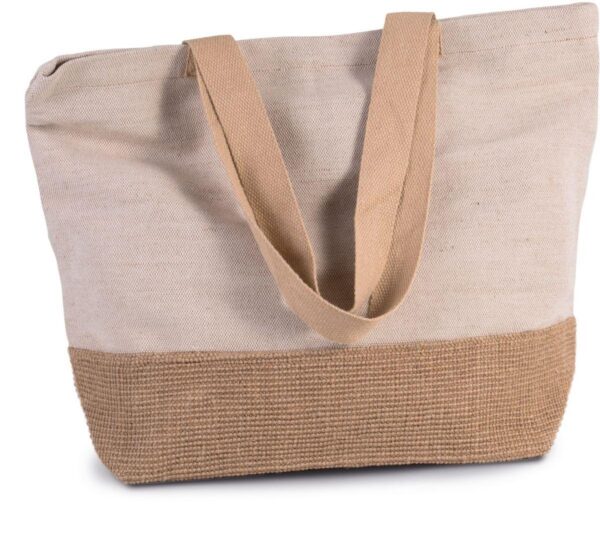 KI0258 - Sac de shopping fourre-tout esprit rustique – Image 3