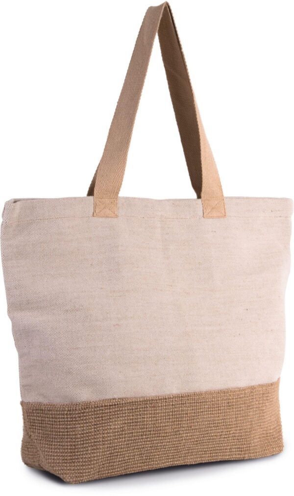 KI0258 - Sac de shopping fourre-tout esprit rustique – Image 2