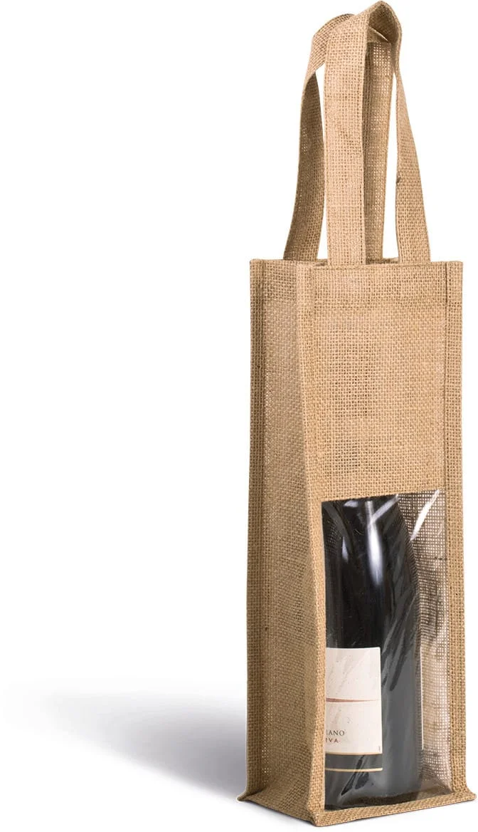 KI0267 - Sac porte-bouteille en jute