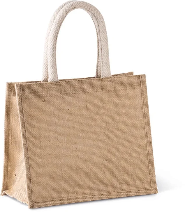 KI0273 - Sac style cabas en toile de jute - modèle moyen
