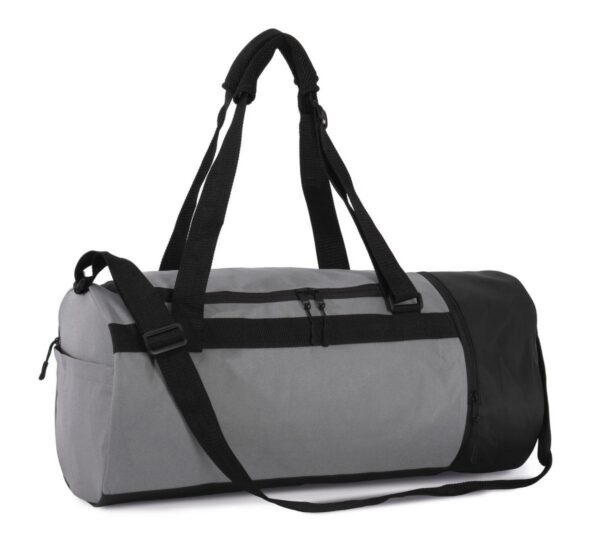 KI0630 - Sac de sport forme tube avec compartiment chaussures séparé – Image 2